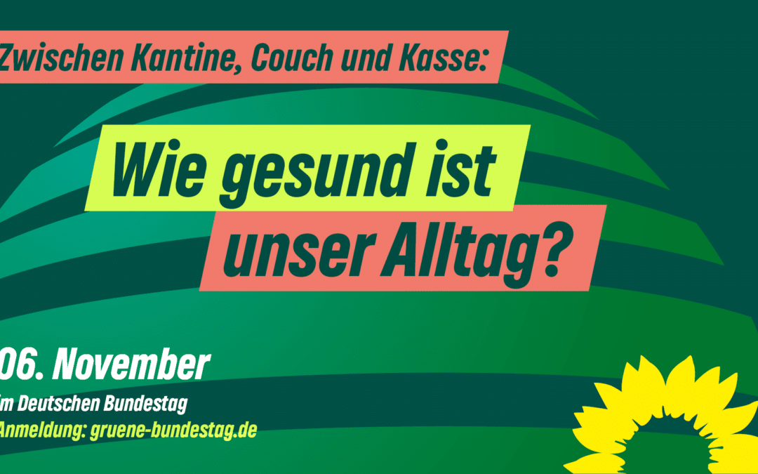 Jetzt anmelden: Fraktionskongress „Wie gesund ist unser Alltag“