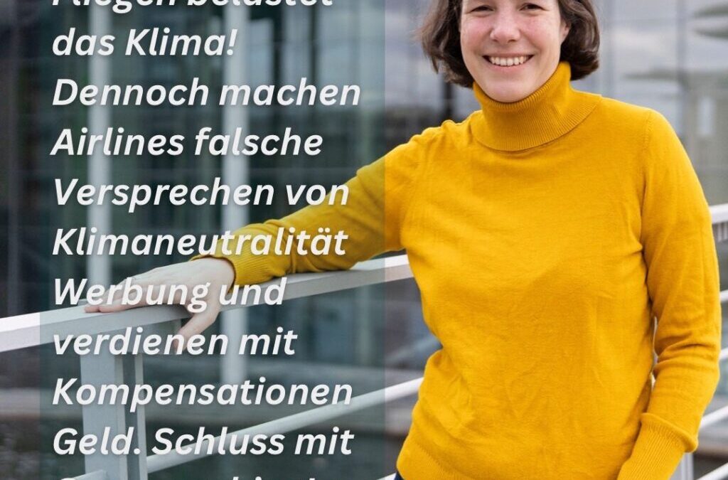 Statement: Es gibt kein klimaneutrales Fliegen